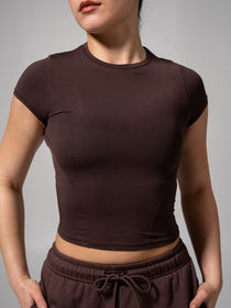 Halo Baby Tee - Espresso