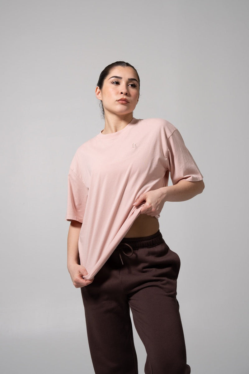 Essential Short Sleeve Tee - Strawberry Milk