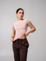 Thumbnail 4 of Halo Baby Tee - Strawberry Milk, 4 of 10