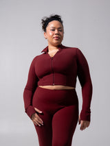 Thumbnail 1 of Rosa Waist Length Jacket - Vineyard, 1 of 7
