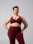 Twist Fit Sports Bra - Vineyard