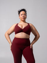 Thumbnail 1 of Twist Fit Sports Bra - Vineyard, 1 of 7