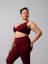 Thumbnail 2 of Twist Fit Sports Bra - Vineyard, 2 of 7
