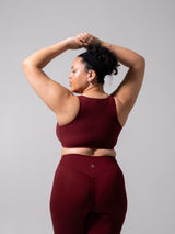Thumbnail 4 of Twist Fit Sports Bra - Vineyard, 4 of 7