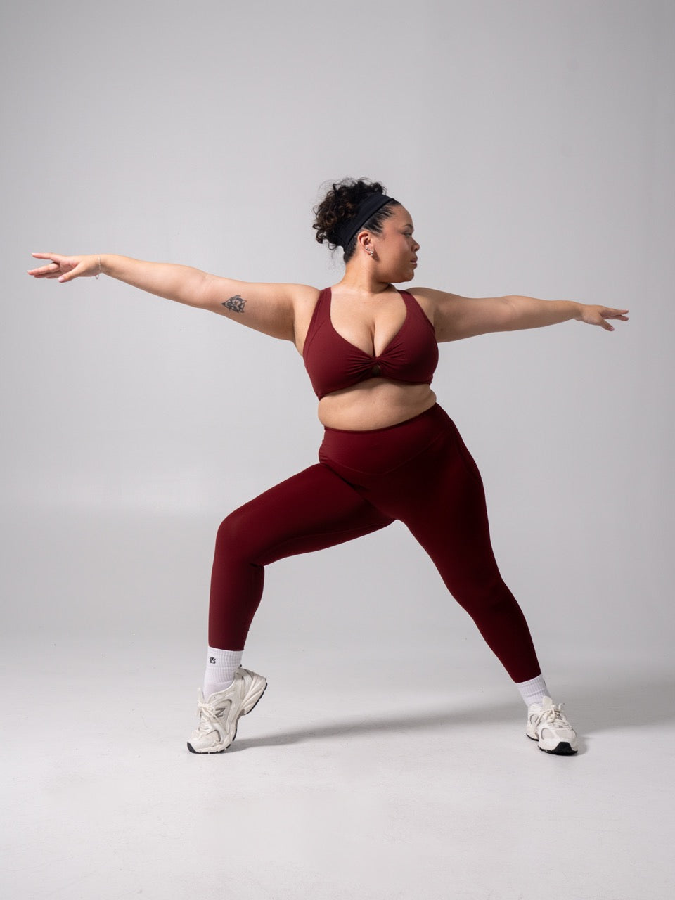 Twist Fit Sports Bra - Vineyard