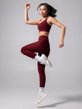 Thumbnail 2 of Aspire Airbrush Legging - Vineyard, 2 of 8