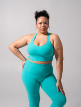 Thumbnail 2 of Nubre Twilight Sports Bra - Teal Me Later, 2 of 5