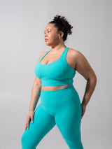 Thumbnail 3 of Nubre Twilight Sports Bra - Teal Me Later, 3 of 5