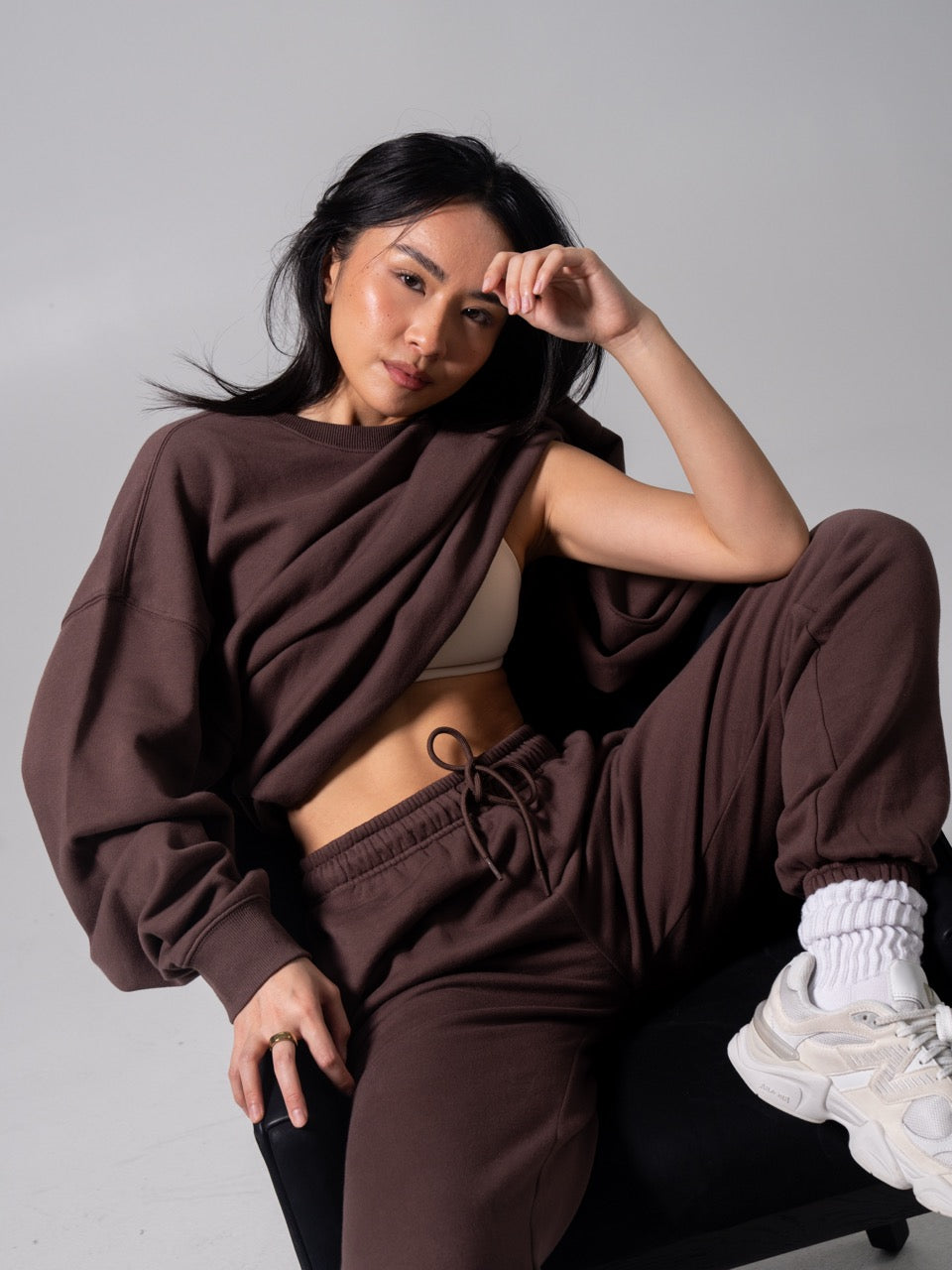 Threads Crew Pullover - Espresso