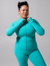 Thumbnail 1 of Rosa Jacket - Teal Me Later, 1 of 7