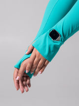 Thumbnail 4 of Rosa Waist Length Jacket - Teal Me Later, 4 of 13