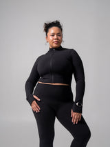 Thumbnail 1 of Rosa Waist Length Jacket - Onyx Black, 1 of 6