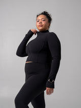 Thumbnail 3 of Rosa Waist Length Jacket - Onyx Black, 3 of 6