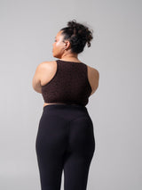 Thumbnail 5 of Twist Fit Sports Bra - Leopard Print, 5 of 8