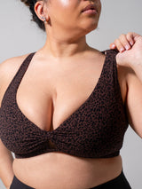 Thumbnail 1 of Twist Fit Sports Bra - Leopard Print, 1 of 8