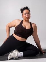 Thumbnail 3 of Nubre Twilight Sports Bra - Leopard Print, 3 of 8