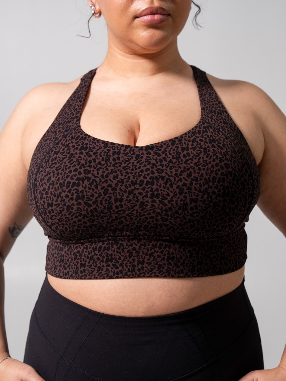 Nubre Twilight Sports Bra - Leopard Print