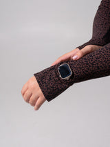 Thumbnail 7 of Rosa Waist Length Jacket - Leopard Print, 7 of 8
