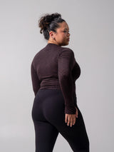 Thumbnail 4 of Halo Long Sleeve Baby Tee - Leopard Print, 4 of 6