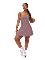 Thumbnail 1 of Bend and Snap Dress - Mocha Berry, 1 of 8