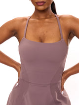 Thumbnail 3 of Bend and Snap Dress - Mocha Berry, 3 of 8