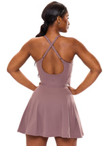 Thumbnail 6 of Bend and Snap Dress - Mocha Berry, 6 of 8