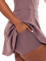 Thumbnail 7 of Bend and Snap Dress - Mocha Berry, 7 of 8