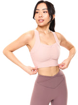 Thumbnail 1 of Bloom Sports Bra - Berry Ice, 1 of 7