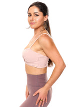 Thumbnail 3 of Ivy Wrap Sports Bra - Berry Ice, 3 of 7