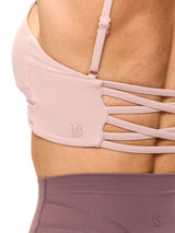 Thumbnail 5 of Ivy Wrap Sports Bra - Berry Ice, 5 of 7