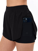 Thumbnail 6 of Flirty Flo Short Boyshort - Onyx Black, 6 of 7