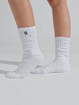 Thumbnail 1 of 3 Pack Scrunch Sock - White, 1 of 8