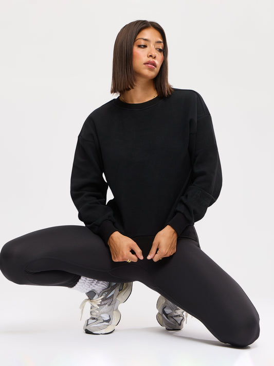 Cloud Crew Pullover - Onyx Black