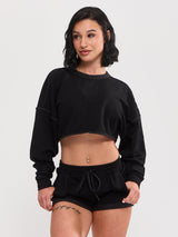 Thumbnail 1 of Wildest Dreams Crop - Black, 1 of 6