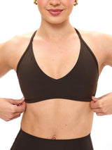 Thumbnail 3 of Girlfriend Reversible Sports Bra - Cold Brew and Bone, 3 of 8