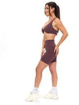 Thumbnail 2 of Glow Sports Bra - Smoked Cherry, 2 of 5