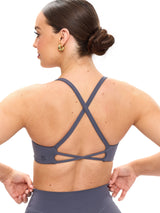 Thumbnail 3 of Glow Sports Bra - Blue Steel, 3 of 5