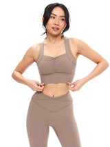Thumbnail 5 of Bloom Sports Bra - Chai Latte, 5 of 5
