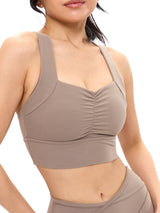 Thumbnail 1 of Bloom Sports Bra - Chai Latte, 1 of 5