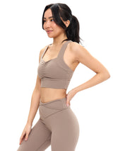 Thumbnail 2 of Bloom Sports Bra - Chai Latte, 2 of 5