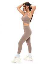 Thumbnail 3 of Rosa Sports Bra - Chai Latte, 3 of 5