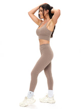 Thumbnail 3 of Rosa Sports Bra - Chai Latte, 3 of 5