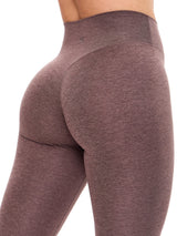 Thumbnail 1 of Dream Heathered Legging - Mocha Berry, 1 of 4