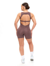 Thumbnail 3 of Dream Heathered Bodysuit - Mocha Berry, 3 of 4