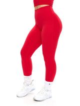 Thumbnail 6 of Aggressive Scrunch Legging - Lipstick Red, 6 of 7