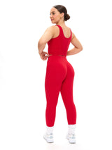 Thumbnail 5 of Aggressive Scrunch Legging - Lipstick Red, 5 of 7