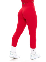 Thumbnail 1 of Aggressive Scrunch Legging - Lipstick Red, 1 of 7