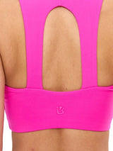 Thumbnail 4 of Nubre Notch Sports Bra - Candy Crush Pink, 4 of 6