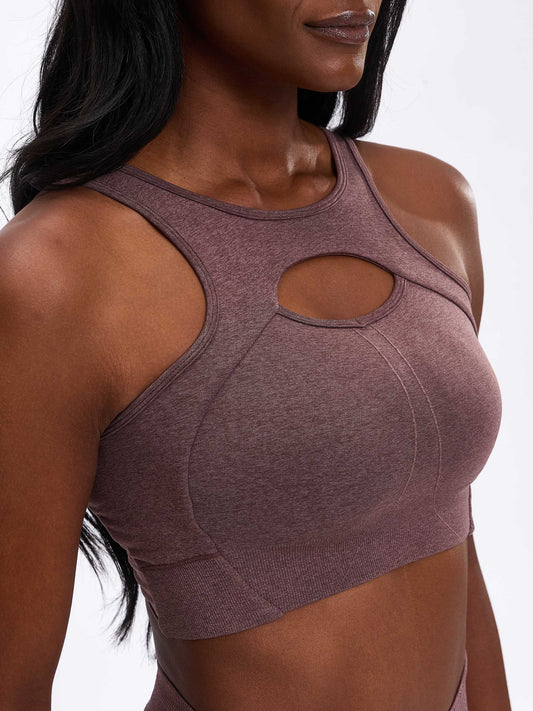 Form Reversible Seamless Sports Bra - Mocha Berry