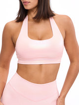 Thumbnail 4 of Revolution Halter Crop V2 - Pink Holographic, 4 of 6